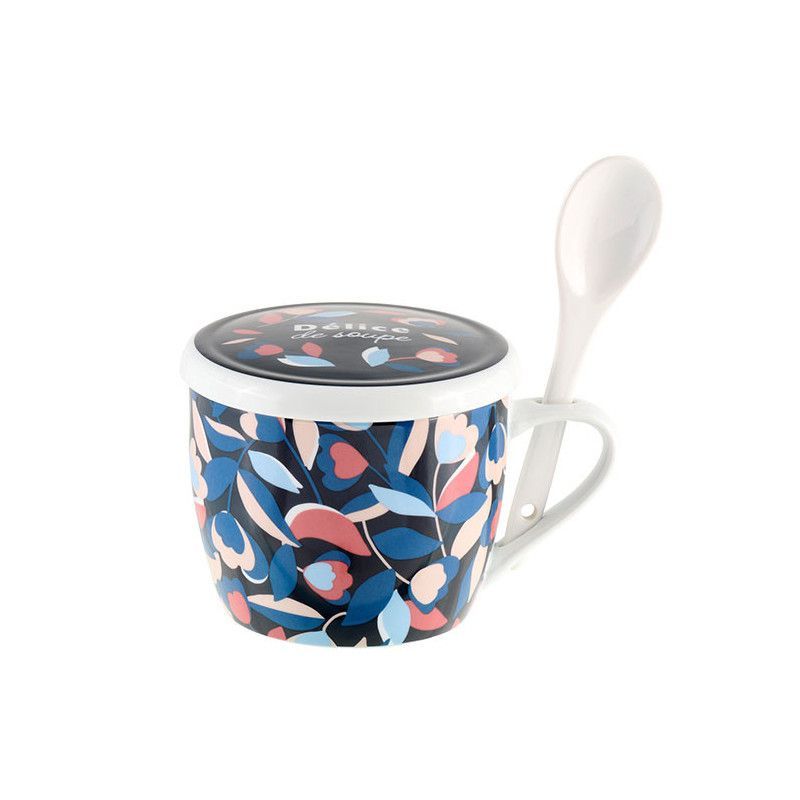 Bol à soupe avec cuillère - Neuf - Arts de la table Bol à soupe avec cuillère - Neuf - Arts de la table